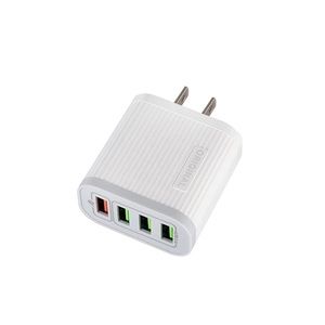 4 Port Quick Charger for iPhone or Samsung